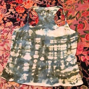 Yogi tie dye crop top